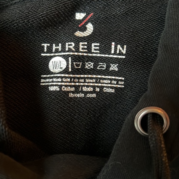 Black hoodie, sweatshirt - Picture 3 of 4